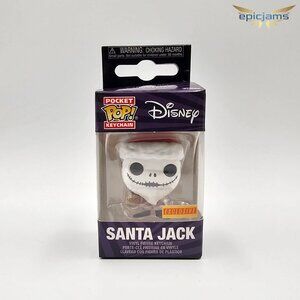 Funko Pocket Pop Disney The Nightmare Before Christmas Santa Jack Vinyl Keychain